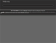 Tablet Screenshot of fedje.org
